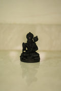 Hanuman Ji Blessing Idol – Matte Black Finish