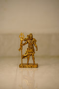 Mahadev Shiv Idol with Trishul – Gold Finish