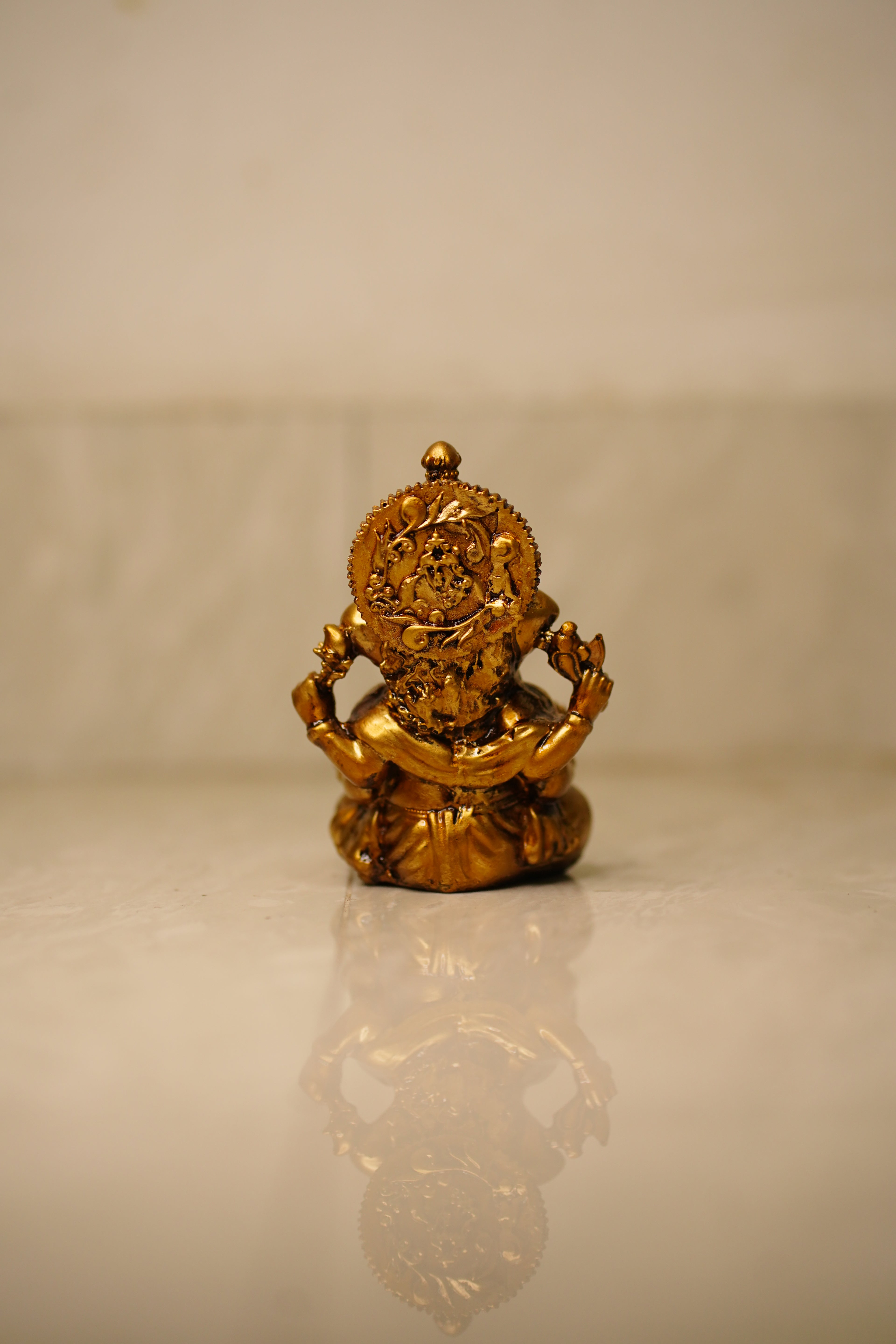 Lord Ganesha Idol – Gold Finish