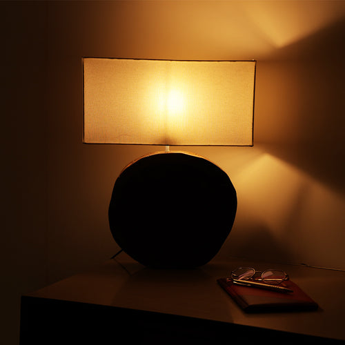 Aure- Handcrafted Sheesham wood ambient lamp