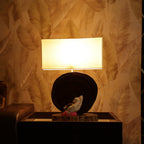 Aure- Handcrafted Sheesham wood ambient lamp