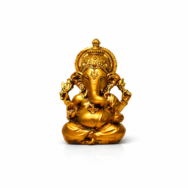 Lord Ganesha Idol – Gold Finish