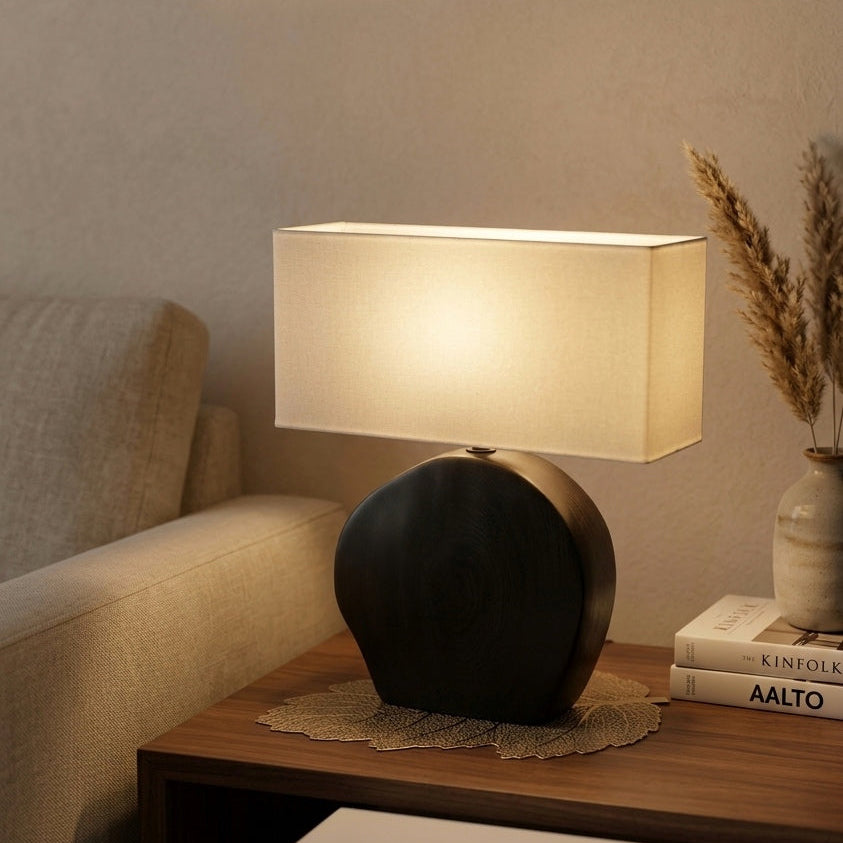 Aure- Handcrafted Sheesham wood ambient lamp
