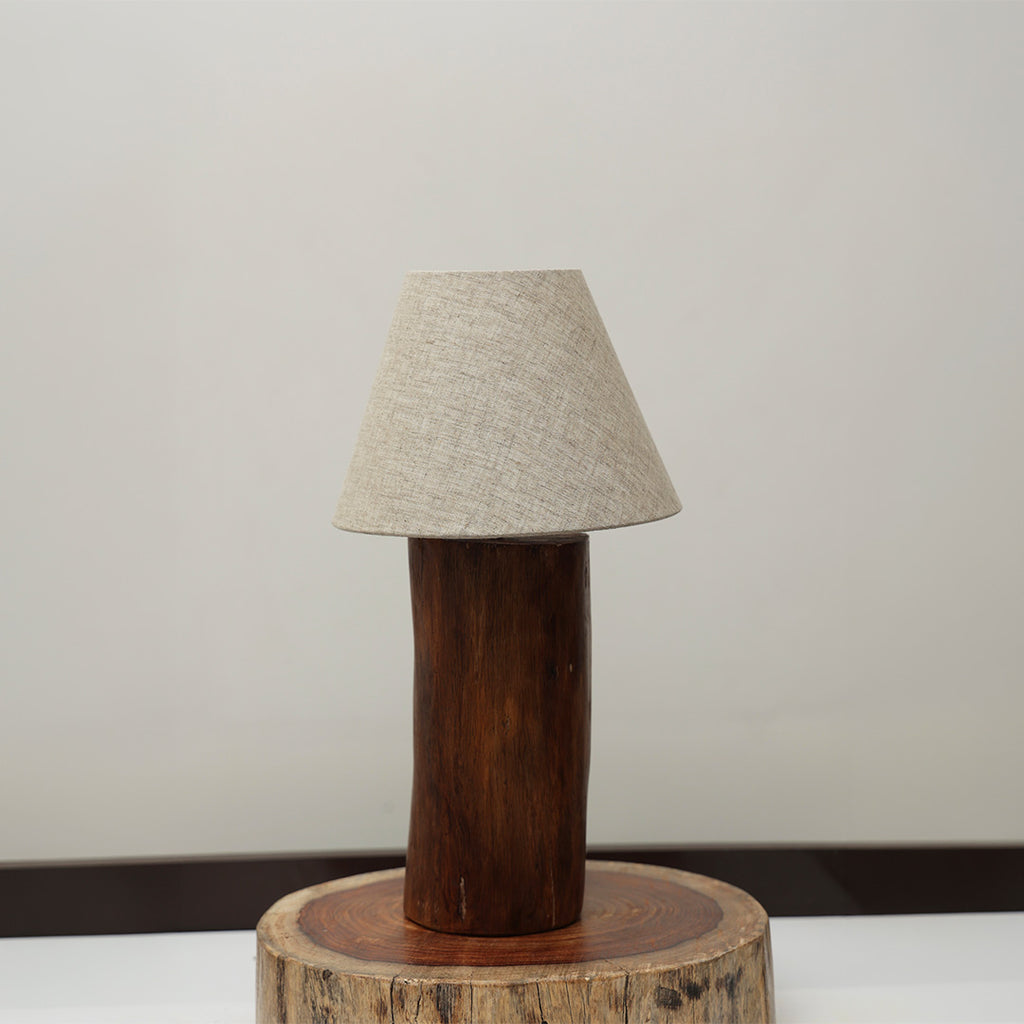 Lama 2 - Handcrafted Mango wood ambient lamp