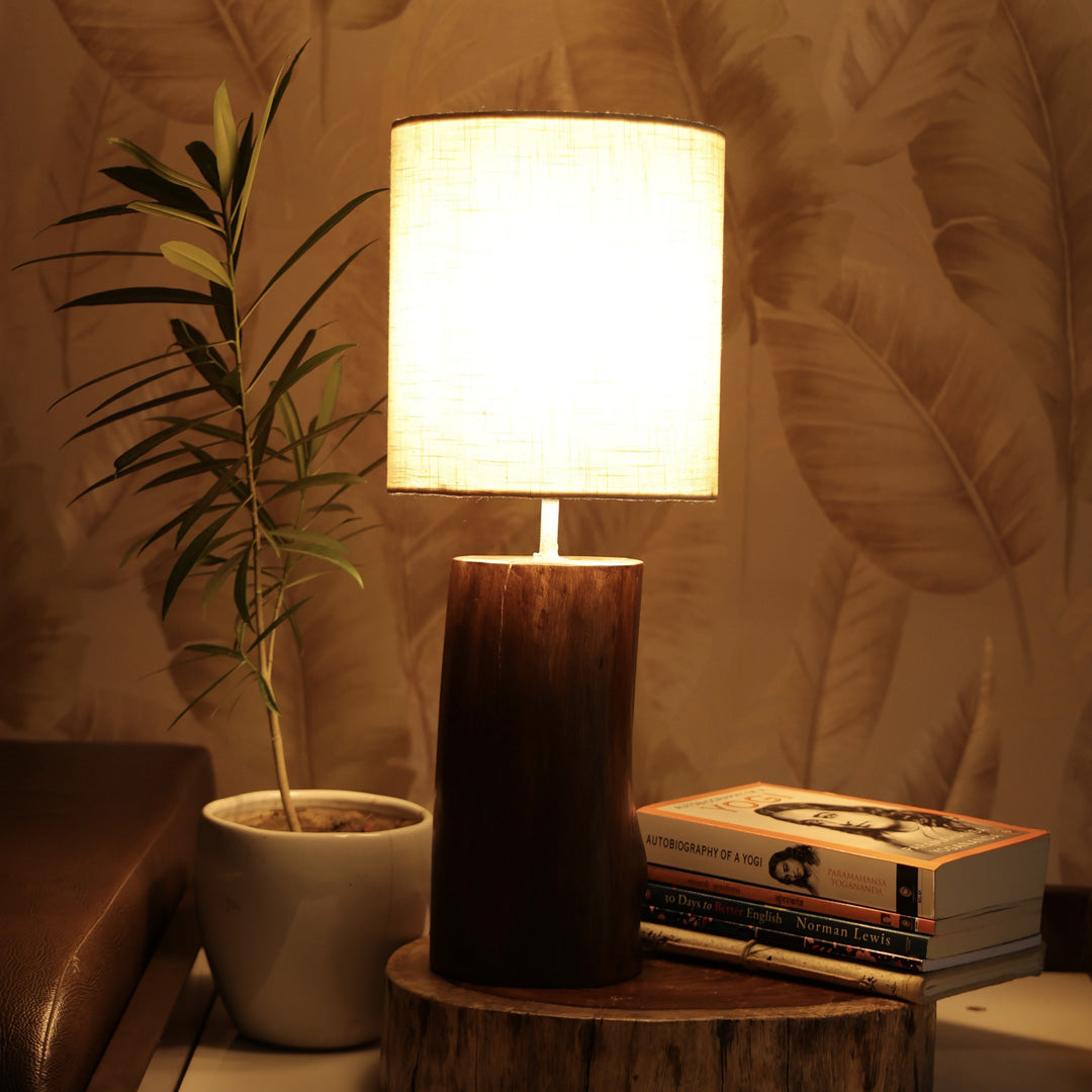 Lama- Handcrafted mango wood ambient lamp