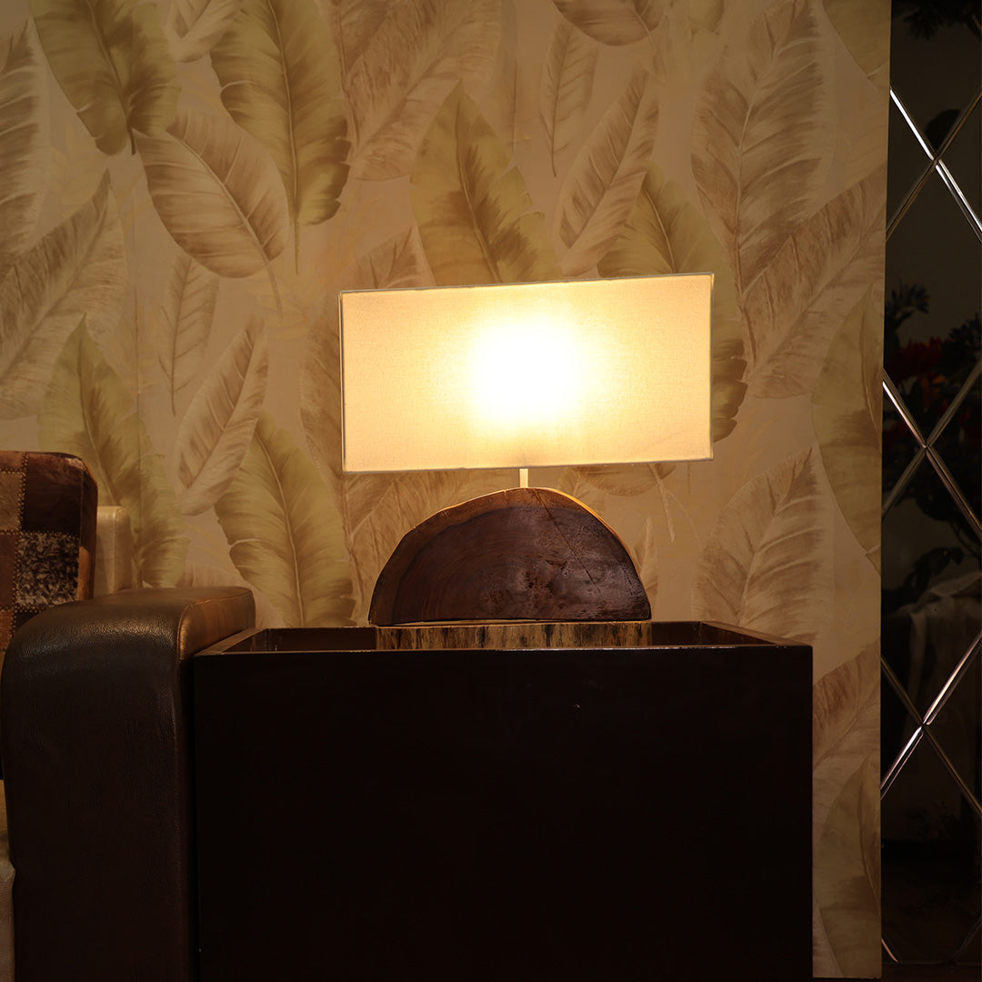 Semi Aure  - Handcrafted Seesham wood ambient lamp