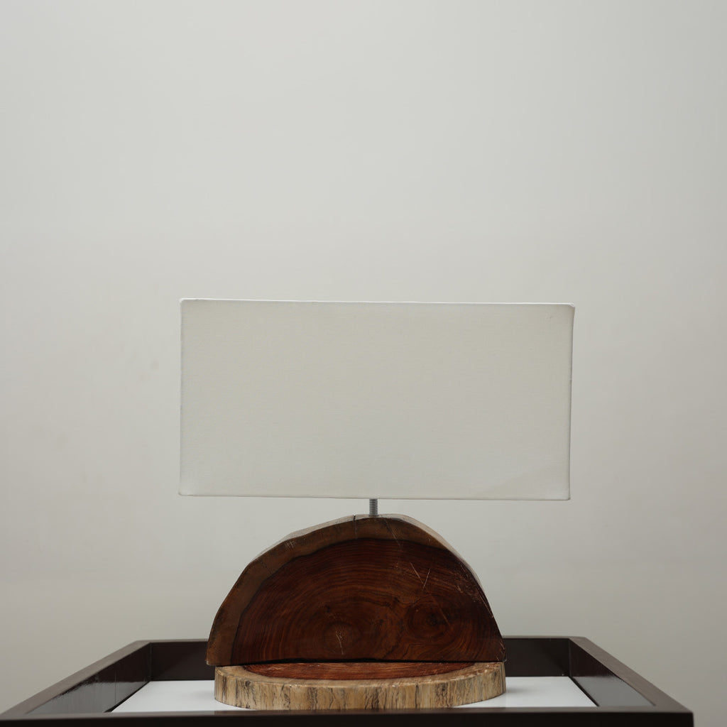 Semi Aure  - Handcrafted Seesham wood ambient lamp