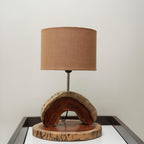 Telephone 1 - Handcrafted Seesham wood ambient lamp