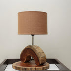 Telephone 1 - Handcrafted Seesham wood ambient lamp