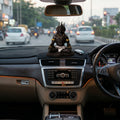 Adiyogi Shiva Idol For Car Dashboard – Matte Black